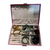 Image 2 : Trinket Box with Costume Jewelry & 8 Assorted Organizer Boxes