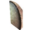 Image 2 : Pair of Beautiful Natural Stone Bookends - Agate Geode & Gray Marble