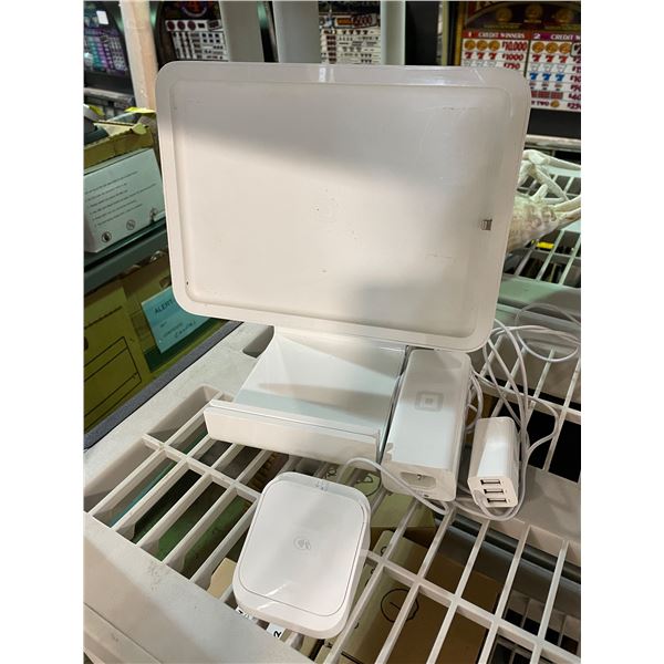 Square Stand POS Kit with Reader Dock and Star TSP100IIIU USB Receipt Printer