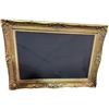 Image 2 : Set of 2 Ornate Gold Wall Pieces - Rectangular Baroque Frame & Oval Mirror