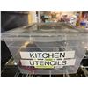 Image 8 : 3 Shelves of Movie Set Misc - Microwave, Portable Gas Stoves, Water Bottles, Kitchen Utensils, and M