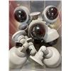Image 2 : 3 Totes of Security Cameras, New File Folders & TV Props