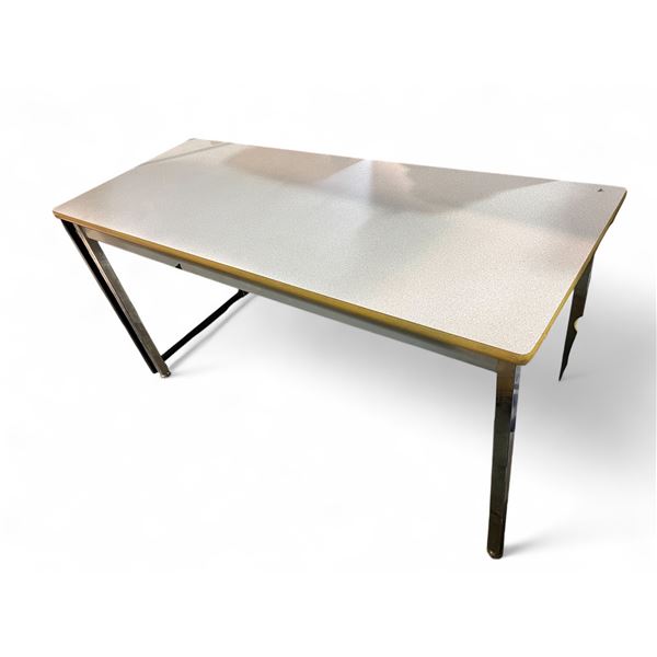 Sturdy Work Table with Metal Frame - 24 x 60 x 31" Tall