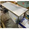 Image 2 : Sturdy Work Table with Metal Frame - 24 x 60 x 31" Tall