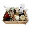 Image 1 : Basket of Fragrances, Pillar Candles & Candle Holders