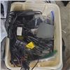 Image 2 : Tent & Contents of 3 Totes - Car Stereo, Variety of Chargers & More