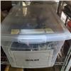 Image 7 : 4 Shelf Lot of Ironing Kit, Draft Drapes, New Rags. Tiaras & More
