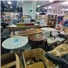 Image 1 : 2 Tables (36" round), Arm Chair, & Metal Patio Chair