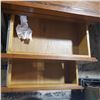 Image 2 : Executive Wood Desk with Drawers - Surface is 32" x 72"