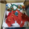 Image 5 : Collection of Christmas Wreath, Hats & Decorations