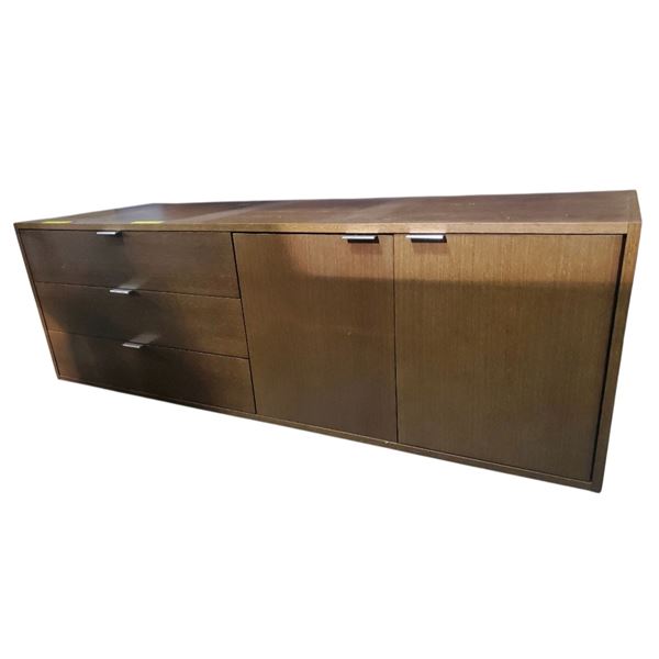 Low Entertainment Cabinet with Drawers & Doors