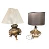 Image 1 : 2 Vintage Table Lamps with Shades