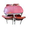 Image 2 : Vintage Chrome Table with 4 Chairs (Chairs by Codey)