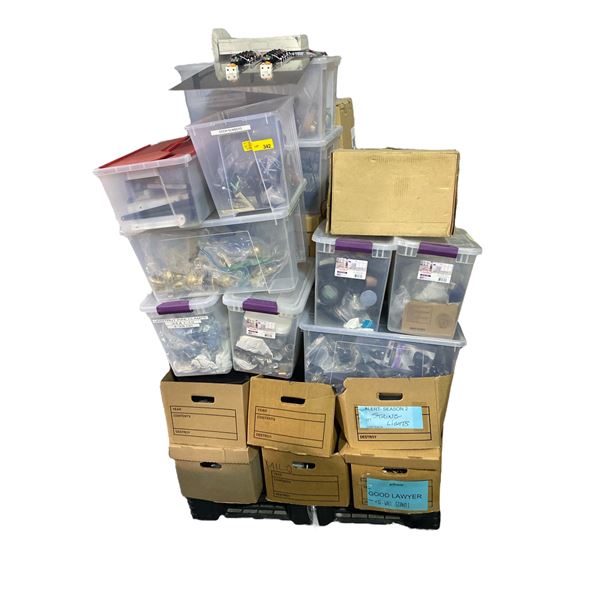 Pallet of Door Knobs, Dead Bolts, Struts & Other Handyman Goods