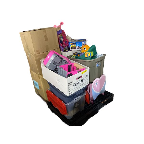 Pallet of Assorted Toys from Movie & TV Series Sets