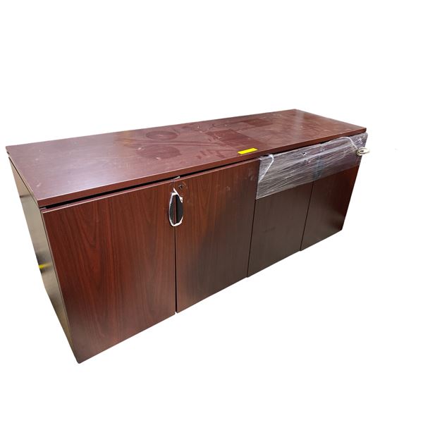 4 Door Office Credenza - 22" x 7" x 31" tall