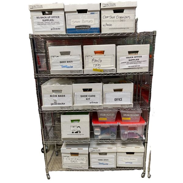 5 Shelves of The Good Doctor Set Dec - Boot & Shoe Bags, Office Supplies, Tags, Etc.