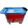 Image 2 : Lipped Shelf Utility Cart with Cabinet & Contents - 5 45 x 25 x 33 " - No Key