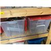 Image 3 : 3 Shelves of Bistro & Medical Supplies - Bags, Bowls, Milk Bottles & More