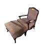 Image 1 : Gainsborough Style Arm Chair with Matching Ottoman