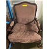 Image 2 : Gainsborough Style Arm Chair with Matching Ottoman