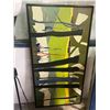 Image 3 : Floor Lamp, 2 Framed Art Works & a Vintage Torchiere Lamp