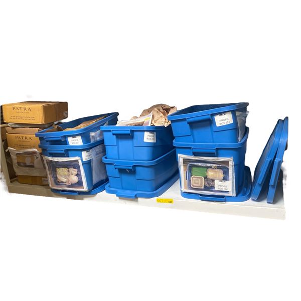 Shelf Lot of Dishes, Pyrex Loaf Pans & Tupperware