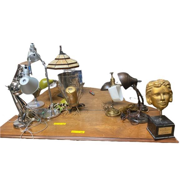Group of 10 Table Lamps & Task Lamps