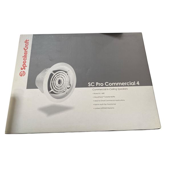 New SpeakerCraft SC Pro Commercial 4 Ceiling Speaker