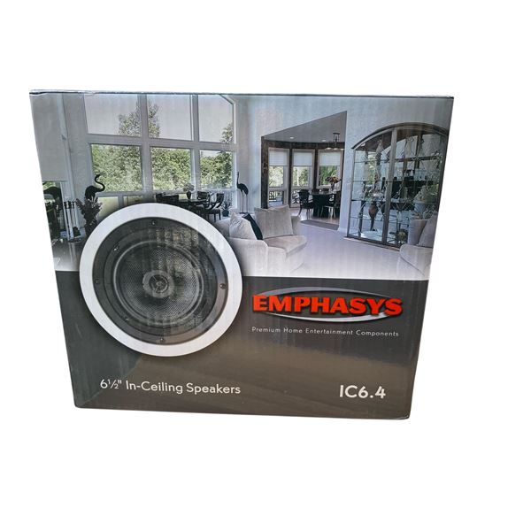 New Emphasys IC 6.4 In-Ceiling 6.4" Speaker