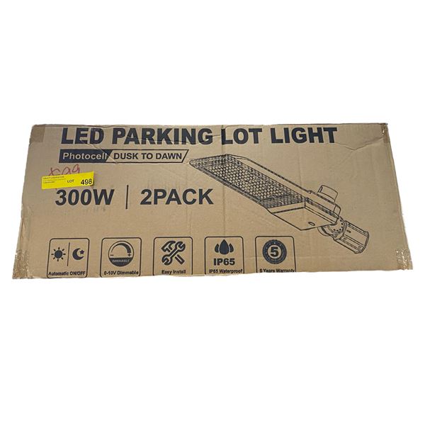 Pack of 2 Photocell 300 W Dawn to Dusk Parking Lot Lights