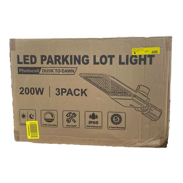 Pack of 2 Photocell 300 W Dawn to Dusk Parking Lot Lights
