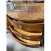 Image 3 : Vintage 8-Drawer Dresser with Glass Top , Approx. H30" x W51.5" x D21"