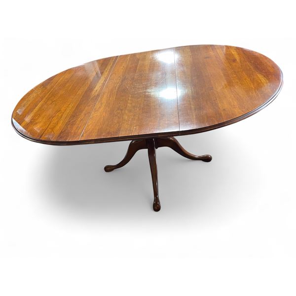 Vintage Oval Dining Table, Approx. H30" x W63" x D45"