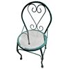 Image 2 : Vintage 3 Pcs Green Wrought Iron Patio Bistro Set