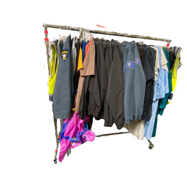 Rack of Wardrobe from TV Series - Rack Not Included
