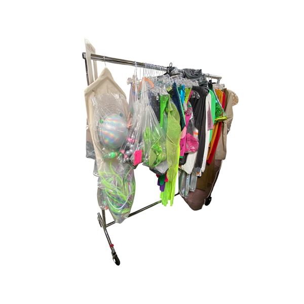 Rack of Wardrobe from TV Series - Rack Not Included