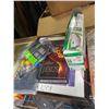 Image 4 : Shelf Lot of Toys, Art, Personal Shredder & Tray Etc.