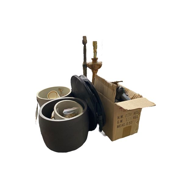 Group of Plant Pots, Lamps & Environmental Digital Decoders