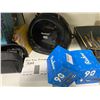 Image 3 : Shelf of Speakers, CD Player, Cassettes, and Footwear
