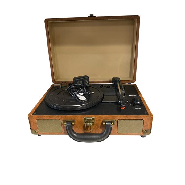 Portable Turntable with Adaptor