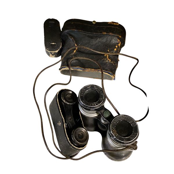 Antique Mini Binoculars & Lacombe France Binocular in Cases