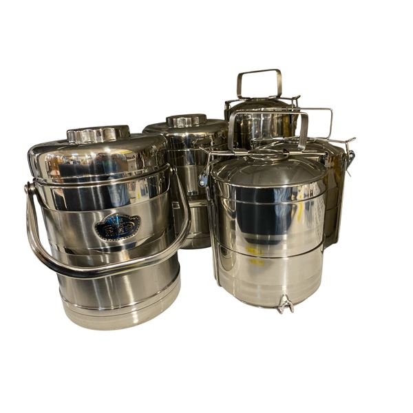 5 Metal Vacuum Lunch Pails