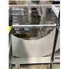 Image 2 : White Metal Table Base - Top Measures 71" x 32"
