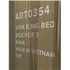 Image 3 : Article Virk King Bed Frame & Madera File Cabinet