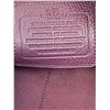 Image 2 : 100% Authentic Coach Magenta Leather Handbag - 3 x 16 x 11" - No Shoulder Strap