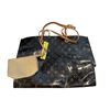 Image 1 : 100% Authentic Louis Vuitton Vinyl Logo Tote with Leather Coin Purse