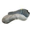 Image 1 : Modern Curved Blue Velvet Chaise Lounge