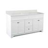 Image 1 : Glacier Bay Vanity Cabinet Duo Sink