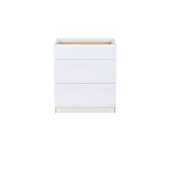 Group Hampton Bay Wall Cabinet & 3-Drawer Base Cabinet